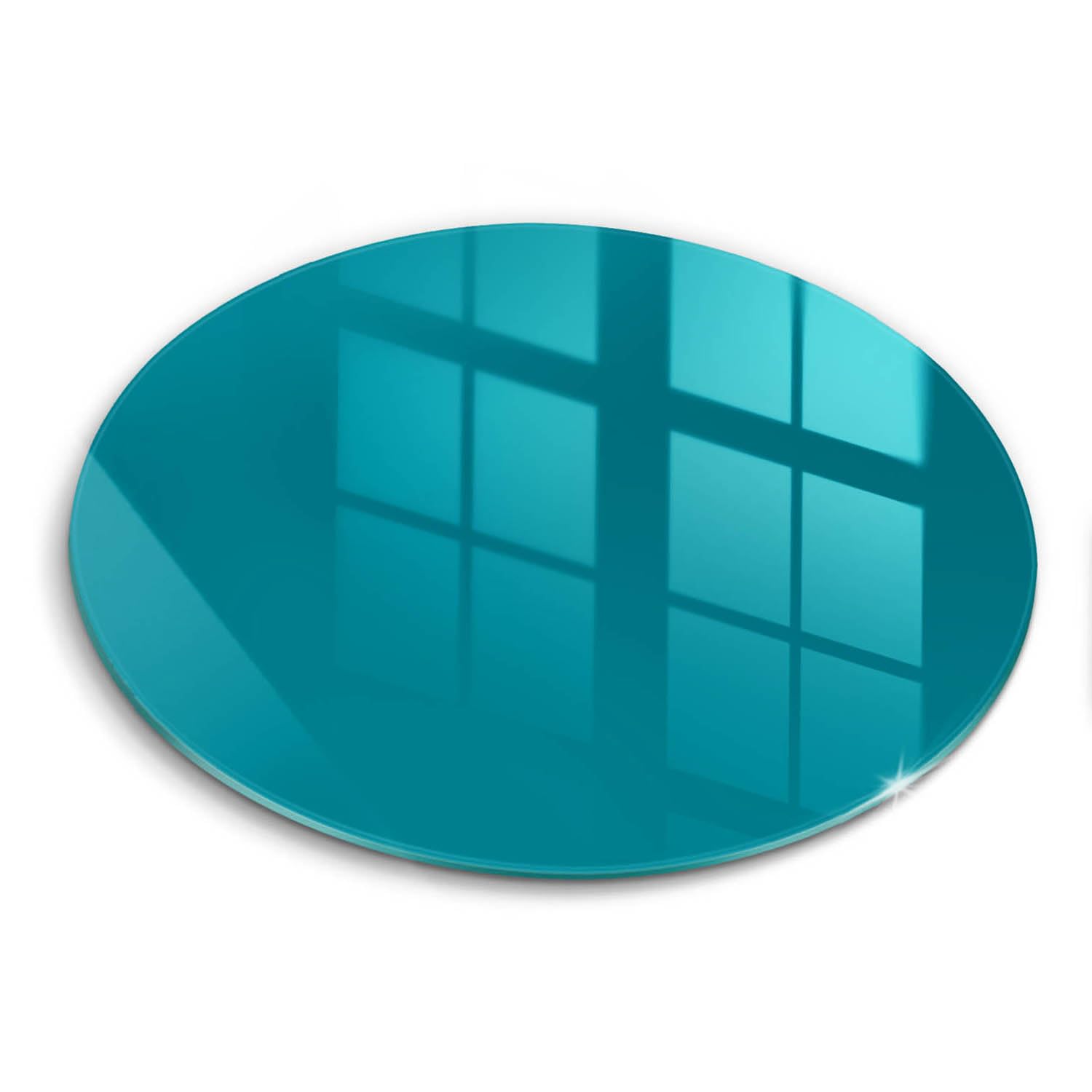 Planche à découper induction 40cm turquoise Wallfluent pour protection plaque de cuisine