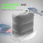 BETUS Dreamer Comfort Inflatable Foot Rest Travel Pillow - Ultra Comfortable and Compact - Toddle & Kids Leg Rest Stool for Long Flight/Trip by Airplane or Car