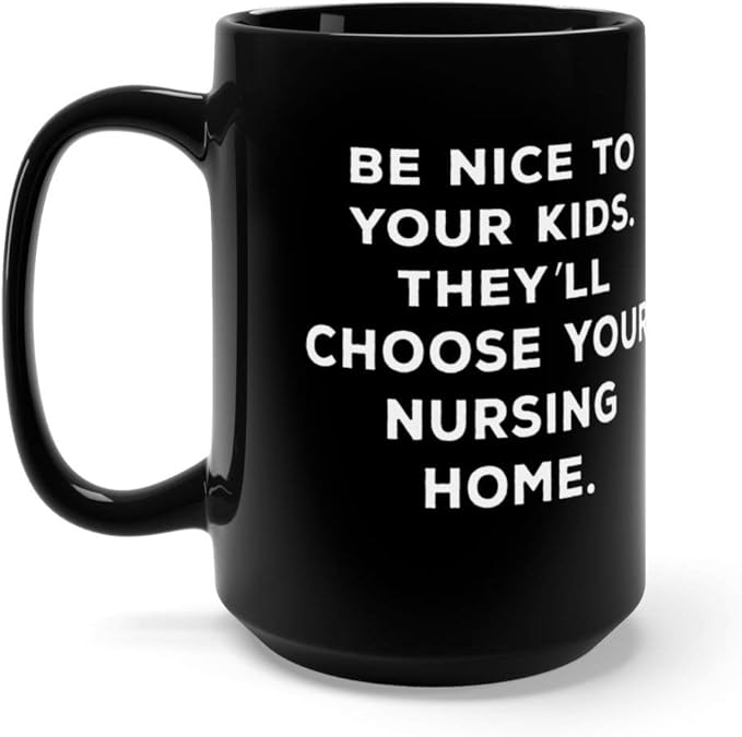 Old Age Mug, Aging Coffee Mug, Funny Quotes, Age Mug