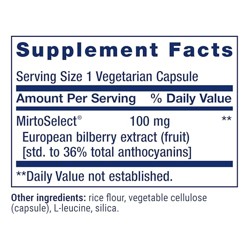 Life Extension Standardized European Bilberry Extract