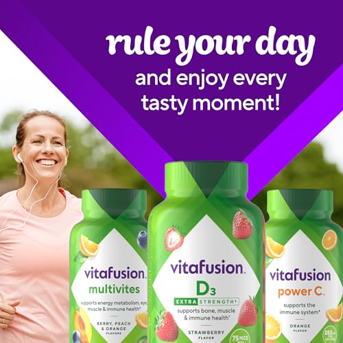 Vitafusion Vitamin D3 Gummies | 3000 IU (75 mcg) Per 2 Gummies - image 9