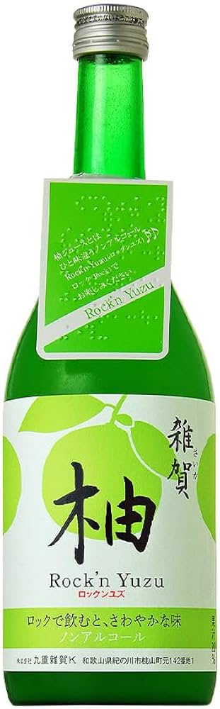 Amazon.co.jp: 九重雑賀 柚 Rockn Yuzu (ロックンユズ) 720ml (ノン