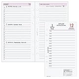 BIND Kalendereinlage 2023 DIN ca. A6 - 1 Woche / 2 Seiten, Weiß