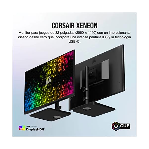 Corsair XENEON 32QHD240 IPS QHD de 32" AMD FreeSync Premium, 240 Hz, 1ms - Image 3