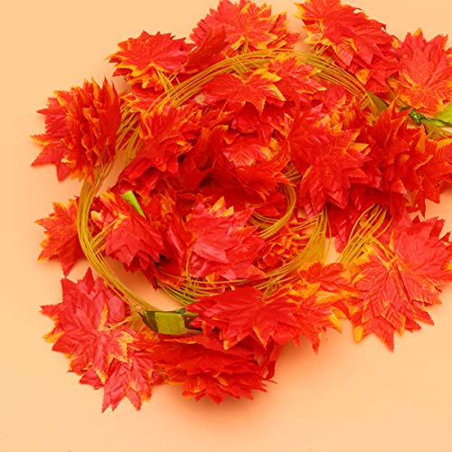 POPETPOP 30 Stuks Grote Blad Wijnstok Decor Planten Wijnstokken Nep Groen Slingers Muur Opknoping Decoratie Voor Huis… - Afbeelding 6