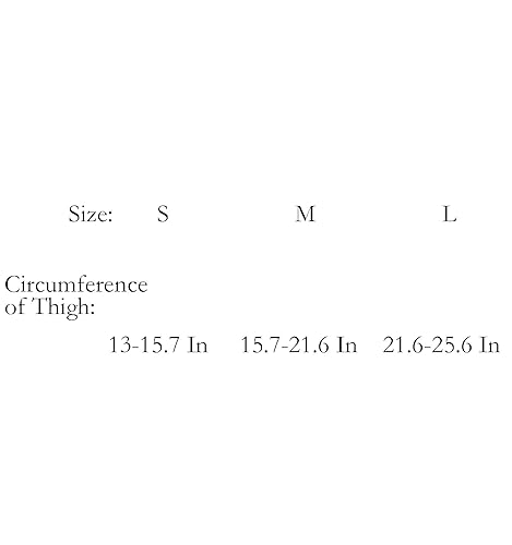 Miniatura 2 de YIKANGHENG Cinturón de nailon elástico para muslo, manga de compresión para hombres y mujeres, para correr, pelotas, ejercicio y deportes (talla M)