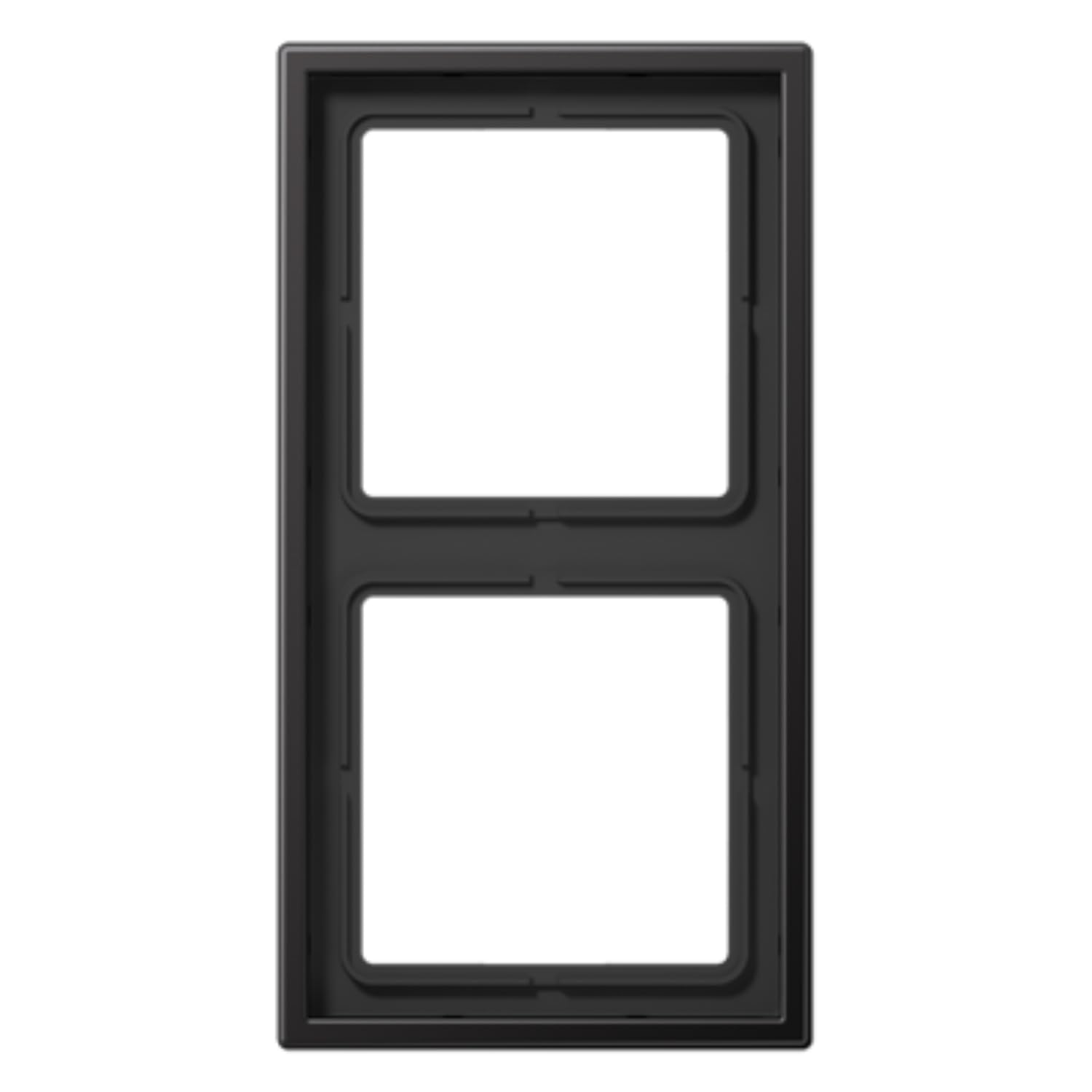 Jung AL 2982 D Cadre Double LS Dark en aluminium brossé
