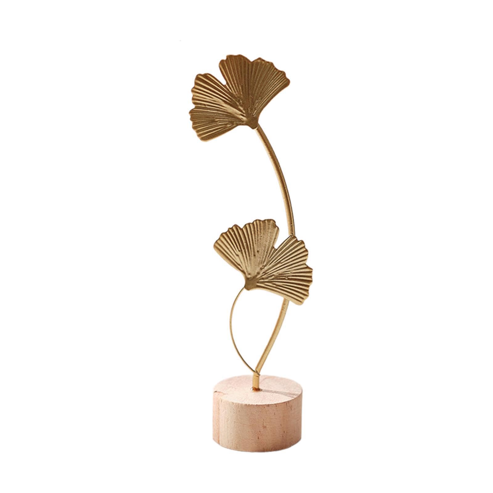 TWISAXC Metal Statue Sculpture Home Decor for Creative Art Figurine With Base Beautifully Designed Crafts Statue Desktop Ornament Crafts Desktop Bookshelf Ornament Modern, Style A