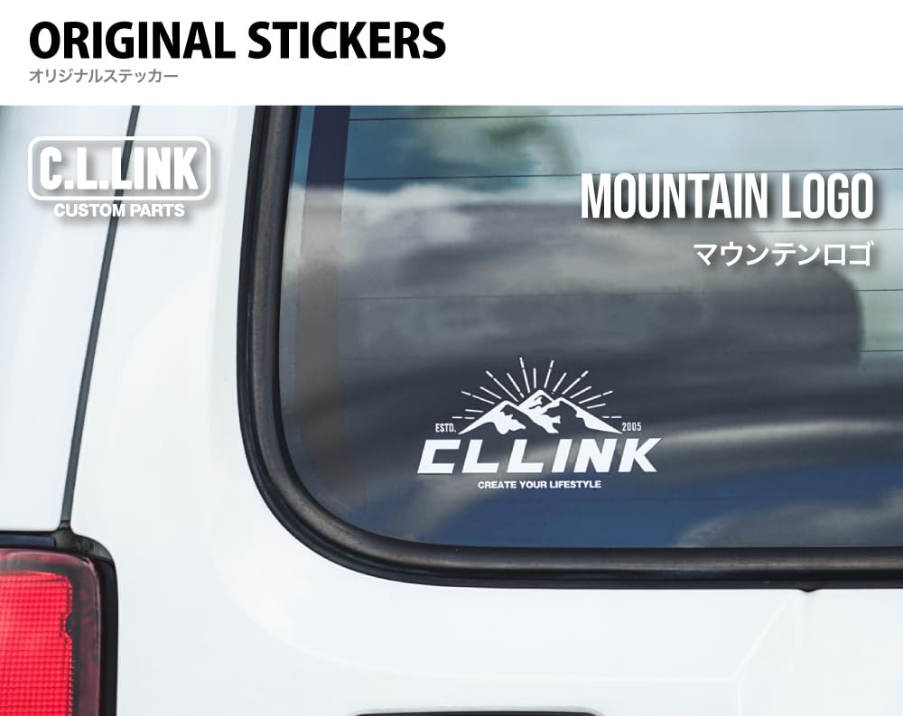 Amazon.co.jp: シーエルリンク オリジナルステッカー マウンテンロゴ