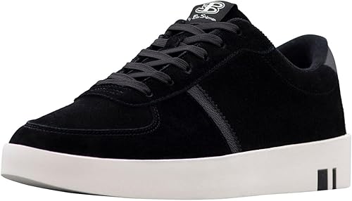 Ben Sherman Men's Richmond Fashion Sneaker, Black/Whisper White, 11.5 M
