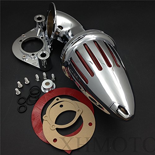 Httmt Mt230B- Chromed Bullet Air Cleaner Kits Compatible With Harley Dyna Touring Models #TOP2