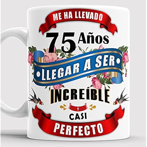 Taza 75 cumpleaños - Taza aniversario desayuno - 75 años Cover