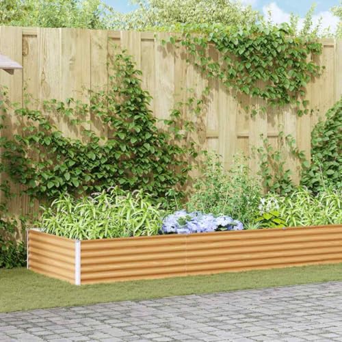 Jardinière surélevée rectangulaire en acier galvanisé durable - 2
