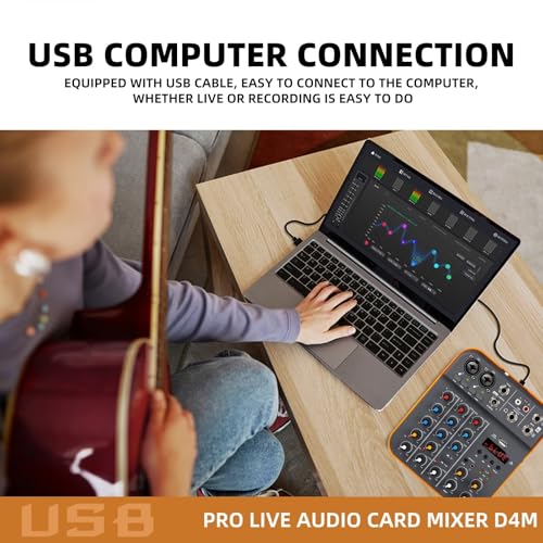 Table de mixage 4 canaux pour brancher vos micros de studio en 48 V