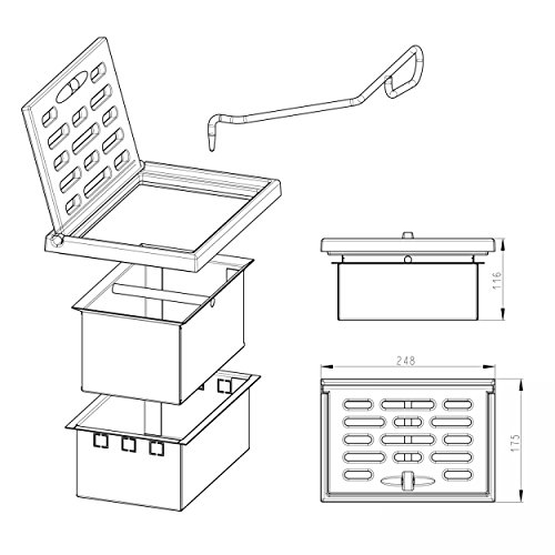 Preisvergleich Produktbild Olsberg O4161619210 Nachrüstsatz Rostfeuerung Osorno