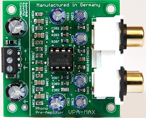 Phonovorverstärker VPA-MAX RCA . Hochwertiger Stereo Standard Entzerrer-Vorverstärker Cover