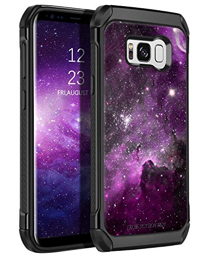 BENTOBEN - Funda para Samsung S8, Galaxy S8 (silicona, a prueba de golpes, doble capa, híbrida, rígida de poliuretano termoplástico), diseño...