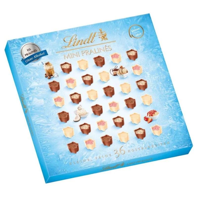 Lindts Mini Pralines Box Selection Of Assorted Chocolate is Made Of White, Alpine Milk and Milk Chocolate That Convinces Even the Most Demanding Connoisseur 165g (B0DDTWT69J) Amazon Price History, Amazon Price Tracker