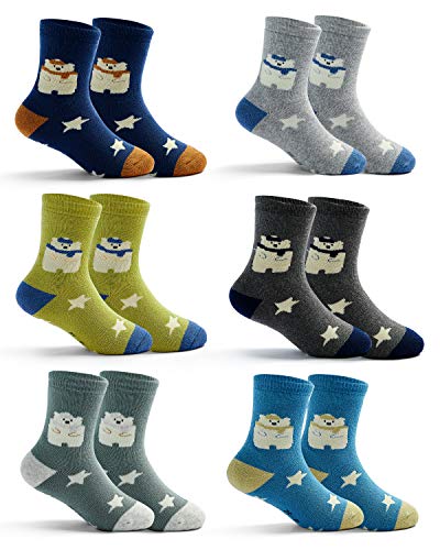Boys Winter Warm Socks Kids Thick Cotton Socks Children Thermal Socks 6-8 Years