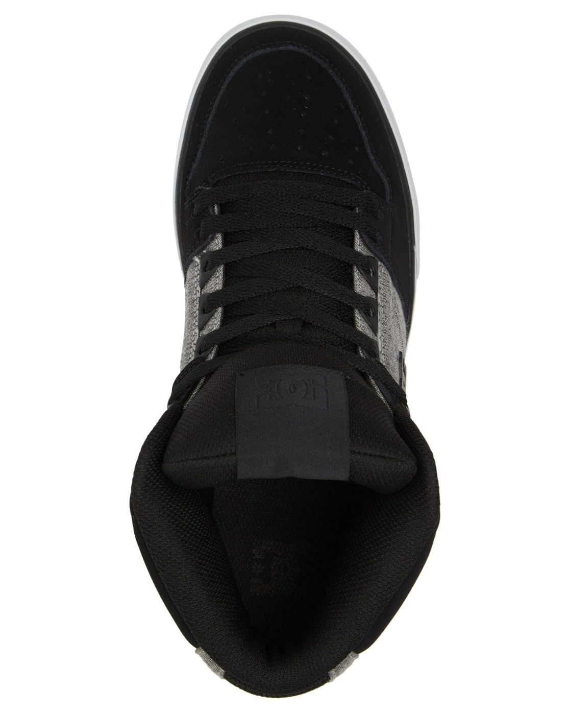 DC Shoes Herren Pure high-top - lederen schoenen Sneaker, Schwarz, 46 EU