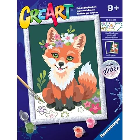 Ravensburger CreArt Renard avec Fleurs Cover