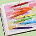 Mr. Pen No Bleed Gel Highlighter, Bible Highlighters, Assorted Colors, Pack of 8