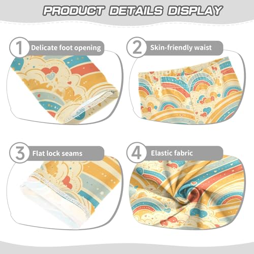 Banner Toddler Girls' Athletic Leggings Casual High Waisted Dance Pants Running3