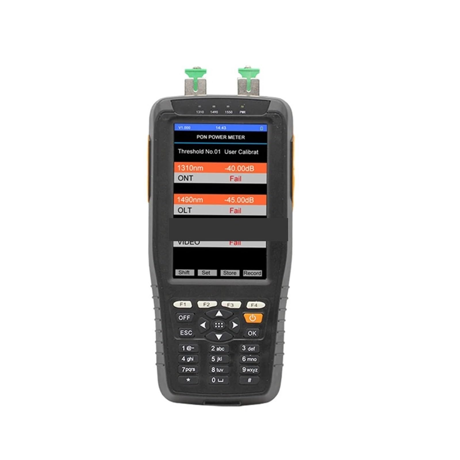 OTDR, Probador De Potencia PON, Probador De Fibra, Probador De Terminales De Red Óptica, Recargable De Alta Precisión, TM70B, TM70B-OV1,Almacenamiento de archivos(TM70B-OV1)