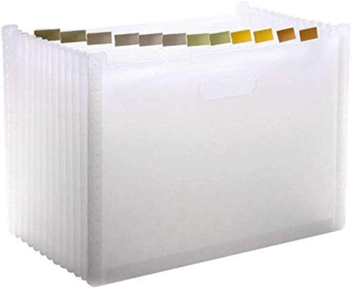 File Armadietto/Rack, Box Di File Desktop File Pp Divisore Documento Di Archiviazione Desk per Stoccaio Manager Cyan Bianco,a