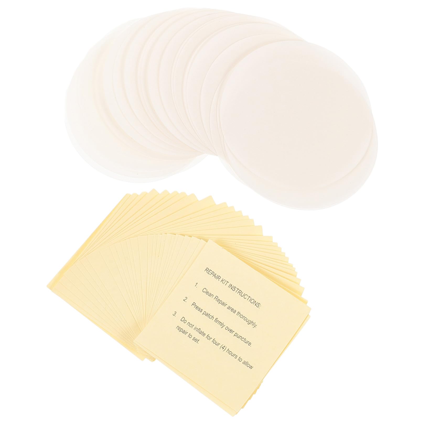 YARNOW 5 Ensembles Kit De Perforation pour Auvent Gonflable Anneau De Natation Accessoires pour Couvercle De Doublure Filet Gonflable Ruban Adhésif Transparent Matelas 60 pièces * 5
