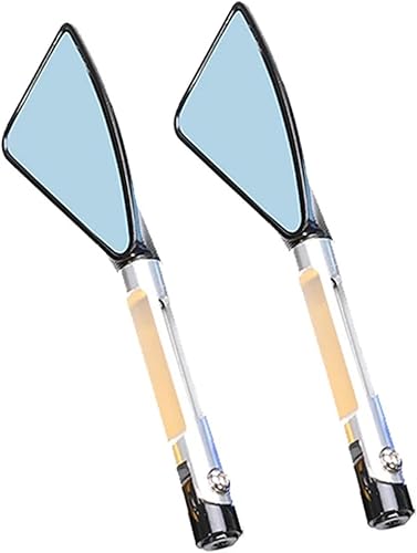 For Ducati Monster 696 821 797 Scrambler 750 749,Motorcycle Rearview Mirror CNC Aluminum Blue Glass Mirror 8 10mm