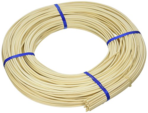 Commonwealth Basket Round Reed #5 3-1/4mm 1-Pound Coil, Approximately 360-Feet