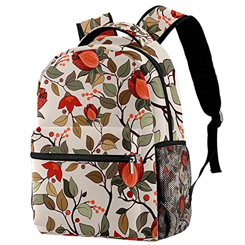Sac à dos à rayures chouettes multicolore haute capacité
