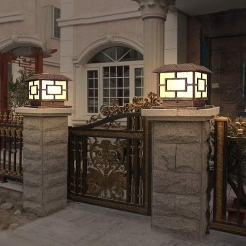 2W Lampa Solarna Led Do Ogrodu Zewnętrznego, Słupek - Jasna Lampa Ścienna, Zewnętrzna, Słupek, Lampa Trawnikowa Z Ciepłym I Białym Światłem - Inteligentne Sterowanie Oświetleniem, Wodoodporna, Stopie