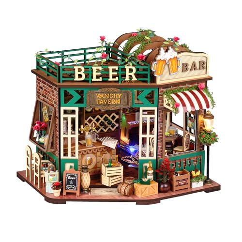 Maison de poupée miniature Spilay Taverne en kit bois 1:24