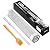 Smoke Tube for Pellets, YiiMO 12'' Pellet Smoker Up to 6Hrs of Cold Hot Smoking, Brush n Meat Sticks, Portable Hexagon Fits All Electric Gas Charcoal Grill Wood Billowing Smokers