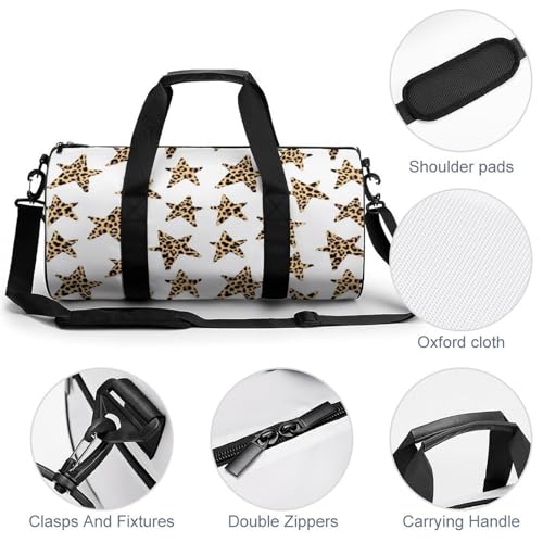 Sac week-end duffel bag lé opard étoile fini le manque de place - 5
