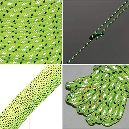 2,5 mm 5 m riflettente Paracord Paracadute Tenda