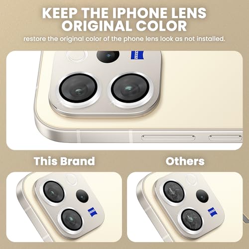 Image of FIRST MART Silver Camera Ring Guard Protector for Vivo V70 Elite and V70 | Tempered Glass with Metal Alloy Rings, HD Clear, Scratch Resistant, Case-Friendly | Pack of 1