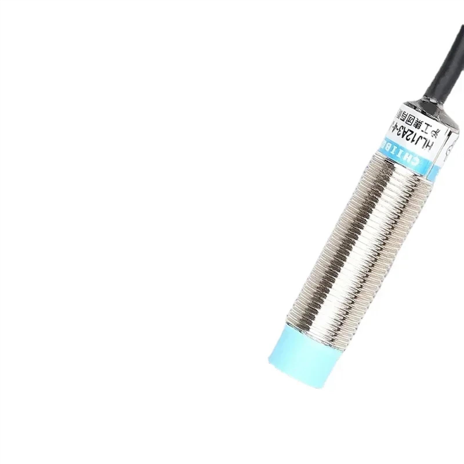 1 Interruptor de proximidad inductivo NPN Tres Cables CC, Normalmente Abierto, Impermeable, HLJ12A3-4-Z/N1, Sensor m12(M12 PNP NO)