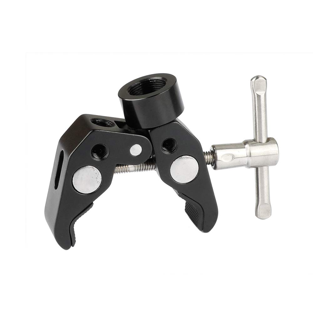 CAMVATE Multi-Purpose Super Crab Clamp with 1/4" Male to 5/8" Female Thumbscrew Adapter - 2056