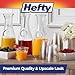 Hefty Party Perfect Clear Plastic Cups, Small Clear Cups for Parties, Wedding Receptions, Birthday Parties, Office Gatherings, and More, Recyclable, 9 Ounce, 40 Count