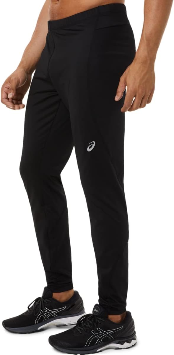 ASICS Mens Cold Weather Tight Tapered Compression Leggings Athletic Pants