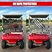TechInovat Tinted/Smoke Golf Cart Windshield Club Car DS for 2000.5 - UP Fold Down