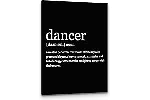 PHAMTE Dancer Definition Wall Art - Dance Studio Decor