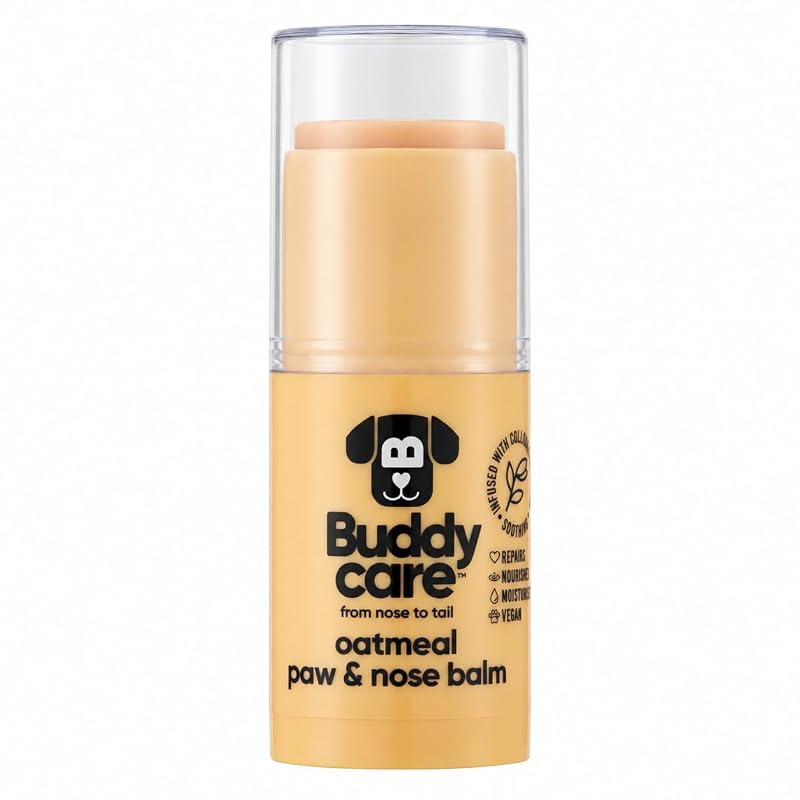 Bálsamo para Patas e Focinho de Cães Buddycare Oatmeal – Manteiga de Karité e Vitamina E, 50 g
