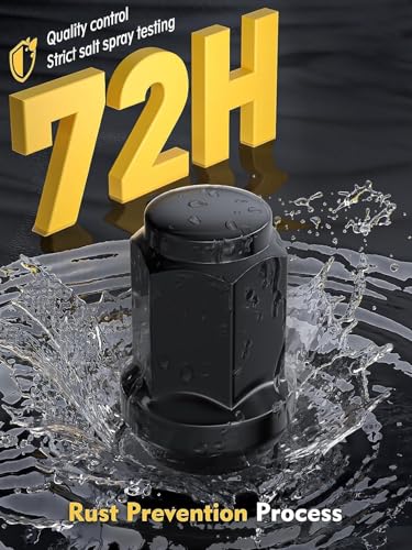 Image of MIKKUPPA 1 /2-20 Lug Nuts, Replacement for Jeep Wrangler Aftermarket Wheel
