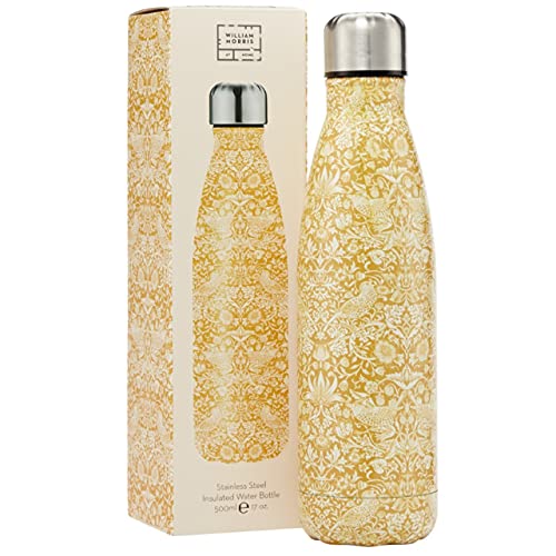 William Morris At Home Bouteille d'eau isotherme réutilisable en acier inoxydable, 500 ml Cover