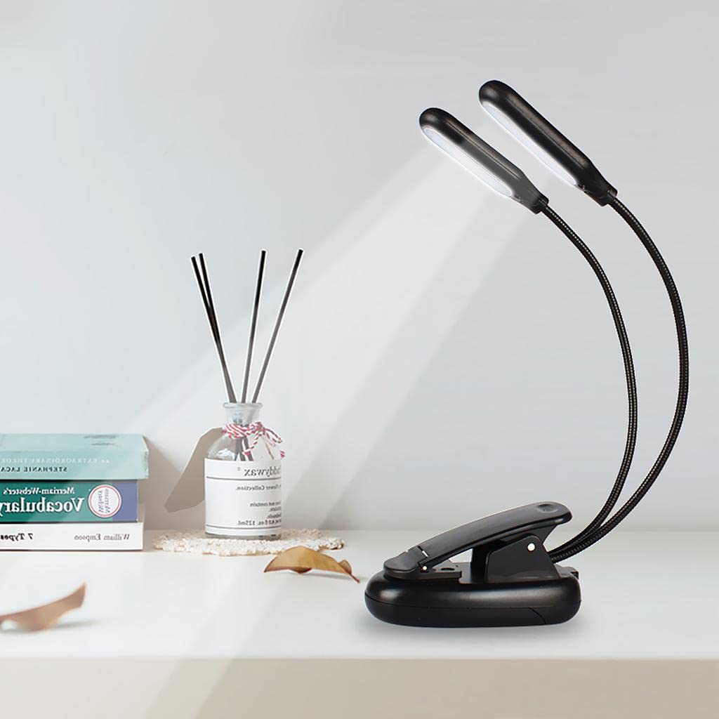 Enakshi® Flex LED Light Clip-on Table Lamp Dimmable Dual Head 10LED Battery USB Model|Home & Garden | Lamps, Lighting & Ceiling Fans | Lamps-image-21