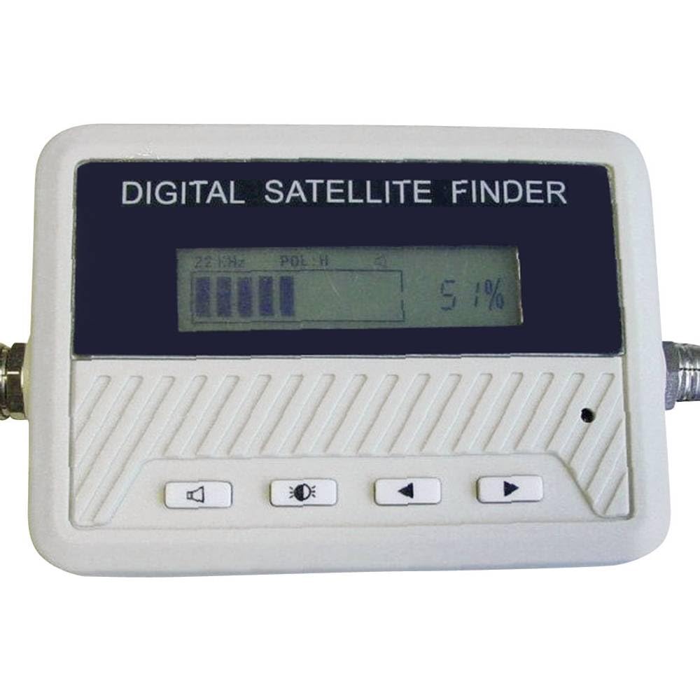 Axing SZU 17-02 Digital Satellite Finder Sat-meter with LCD Display and Beep - Grey